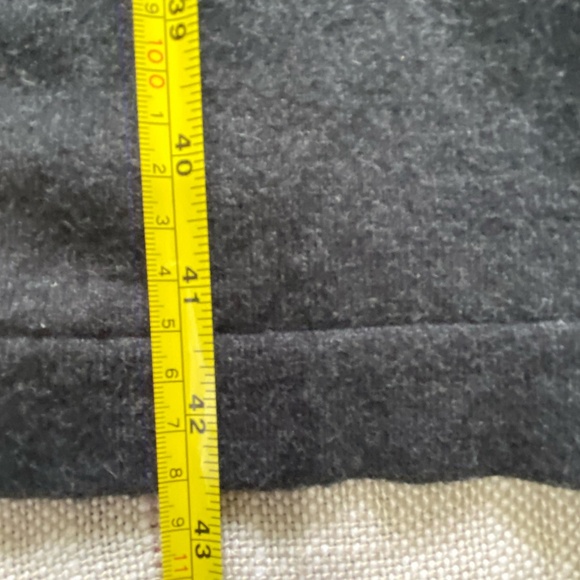 Spiritual Gangster Charcoal Grey Rainbow Knit Trim Open Long Cardigan Sweater- S - Picture 15 of 16